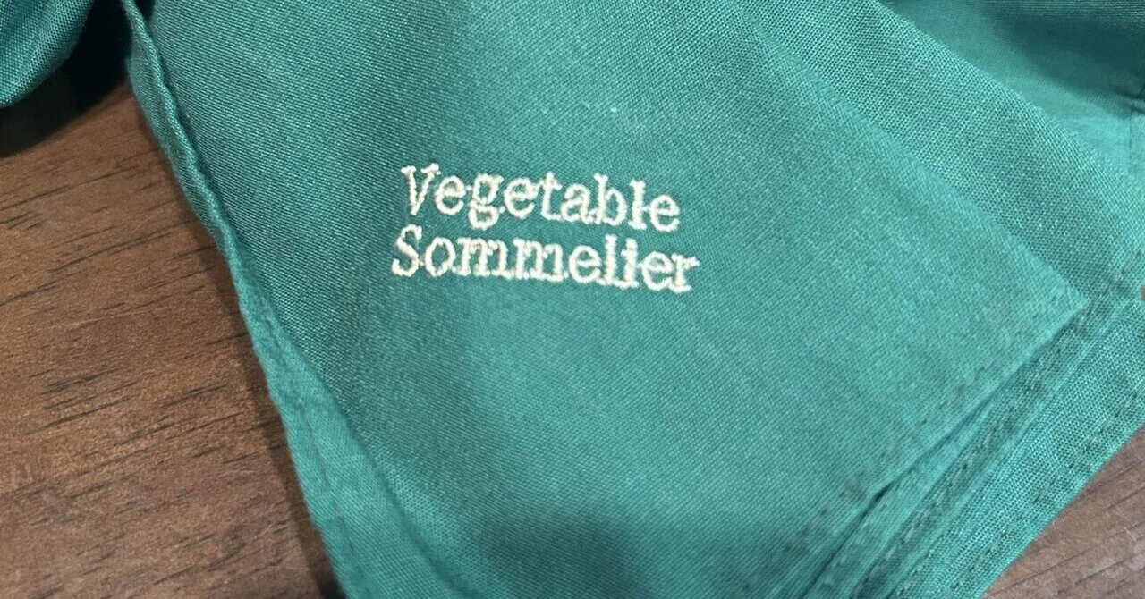 With a Farmer Vegetable Sommelier... Let's dive deep into apples, now ...