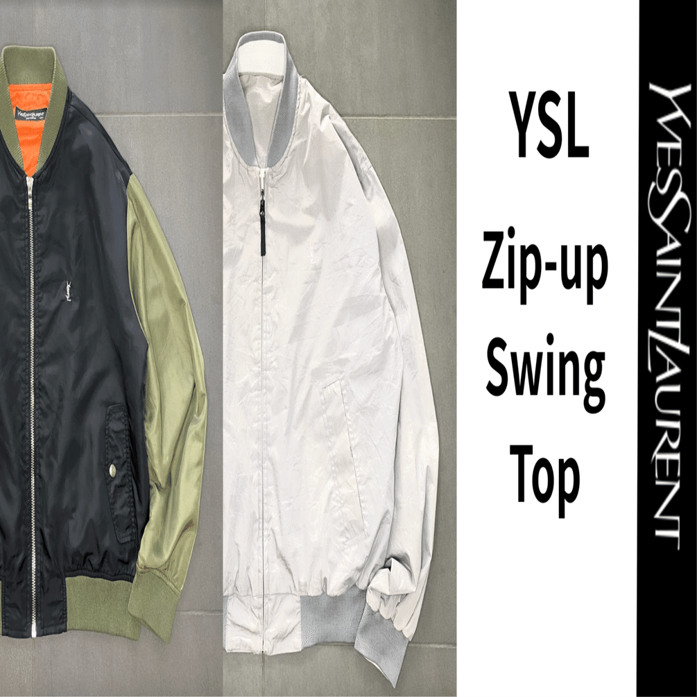 YSL スウィングトップ　　イブサンローラン 👕【厳選入荷】イヴ・サンローランのスイングトップ2着を紹介✨｜Red Hurl