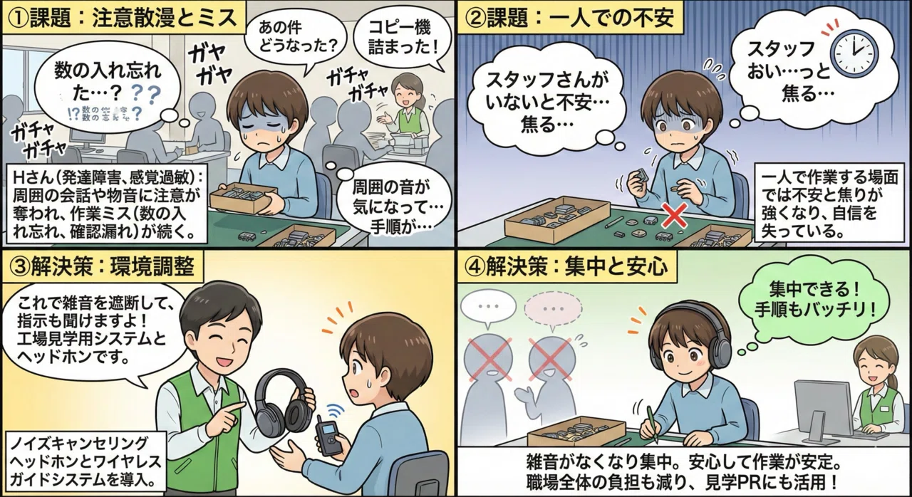 Fictional Case Study: Person H, who is easily distracted and makes many ...