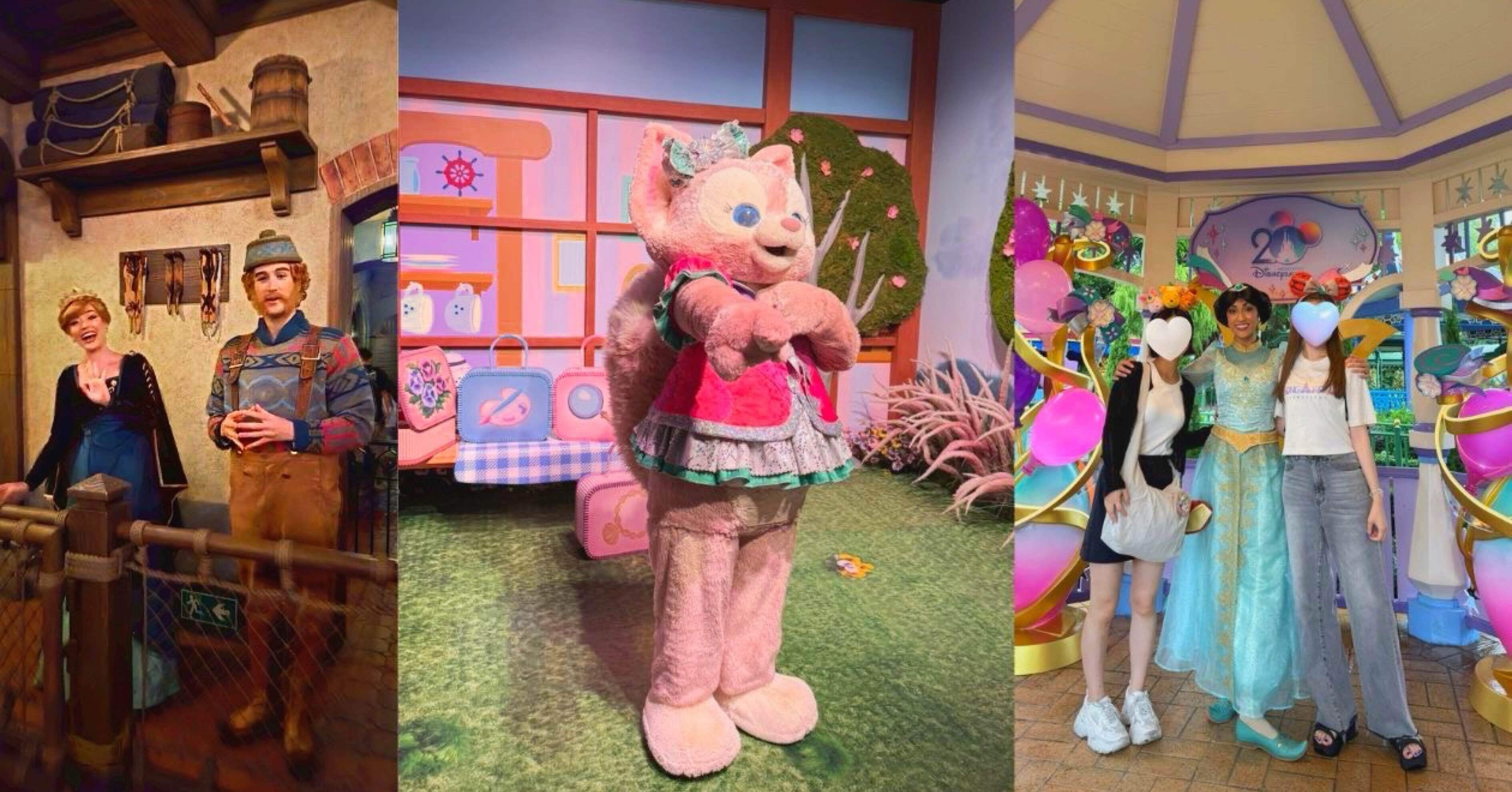 香港ディズニーでリーナベル大優勝｜フレンドリーすぎるキャラグリ体験