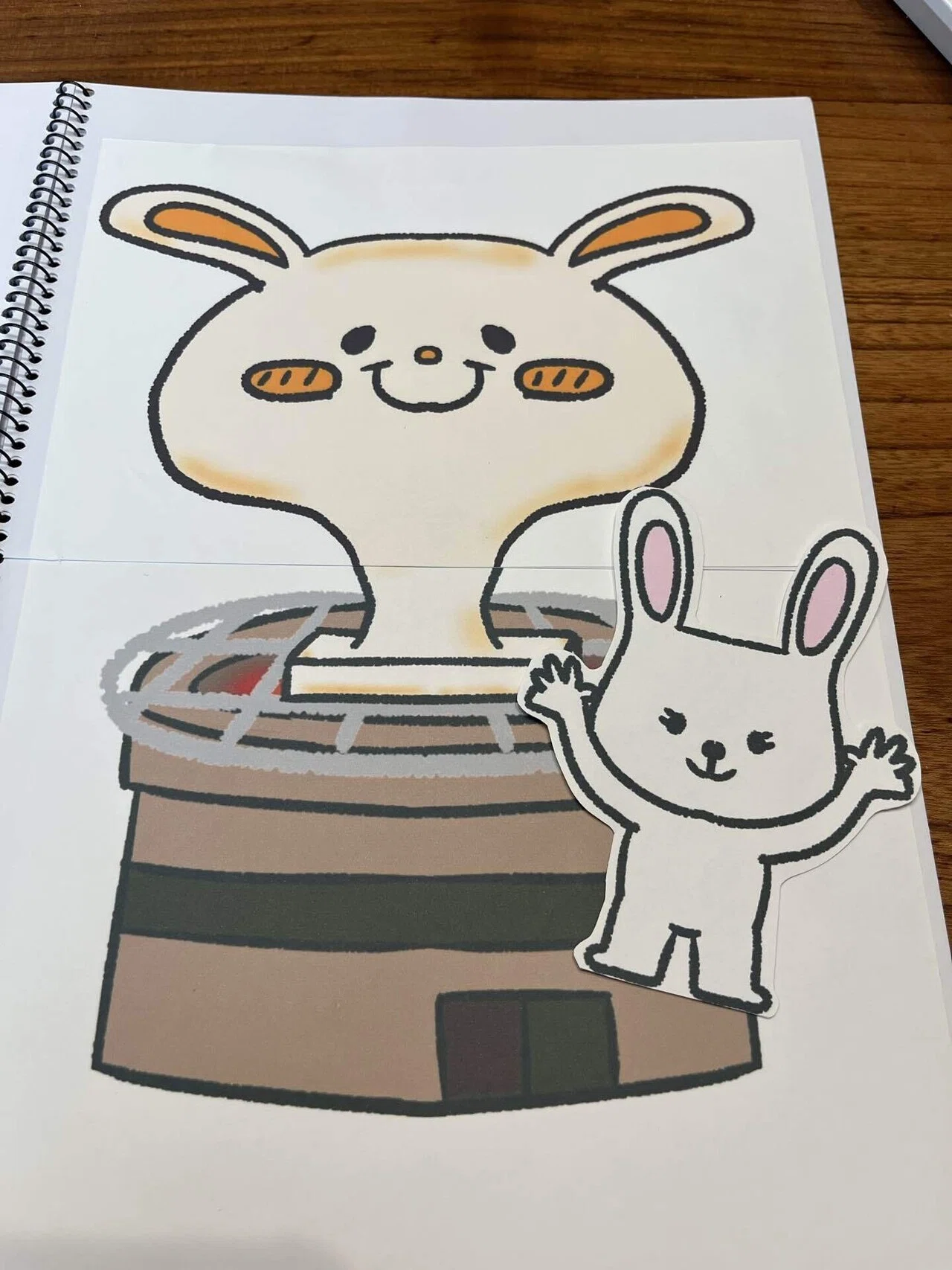 無料配布】おもちをやいたとさ 素材｜のか［保育教材/アイデア]