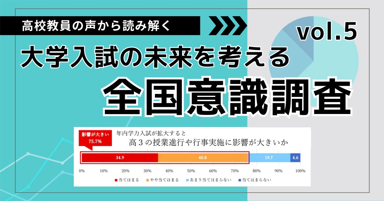 授業進行に影響は？ 「年内学力入試」がもたらすもの【大学入試の未来