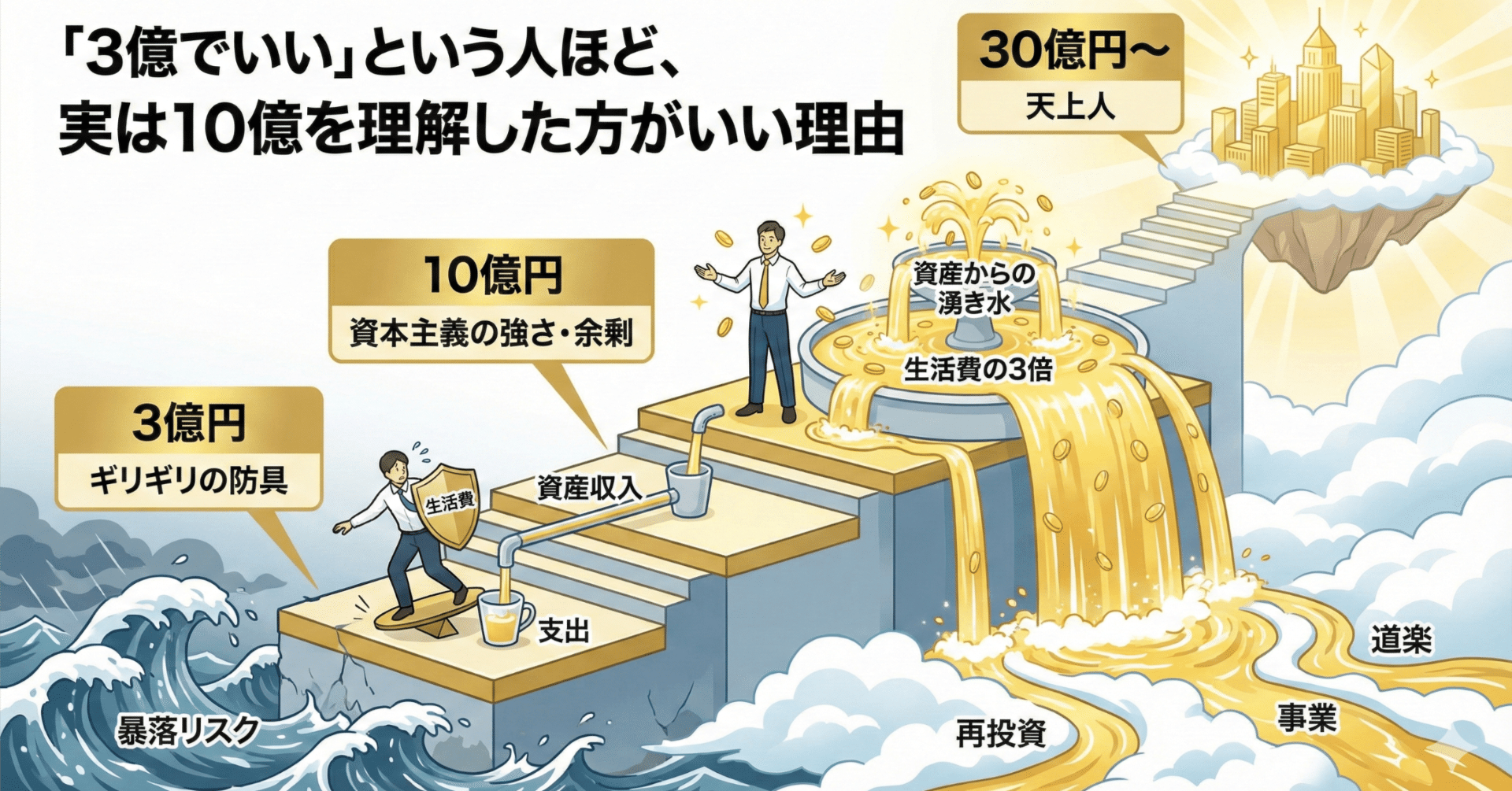 3億でいい」という人ほど、実は10億を理解した方がいい理由｜Dr.papa