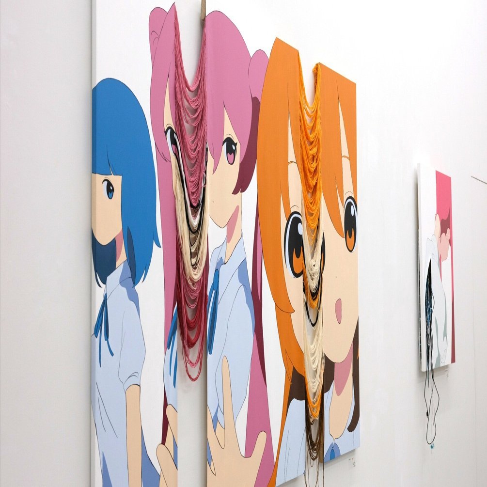 絵具以外の素材で絵画と日常世界を接続する【ももえ（アーティスト