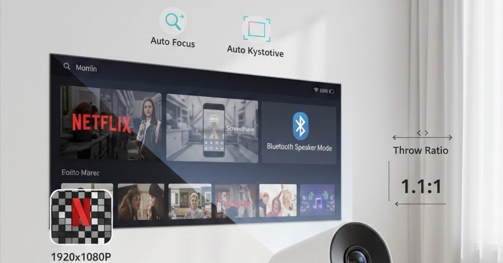 iWiMiUS S29 安価なプロジェクター 本当に750ANSIルーメン？｜50歳で