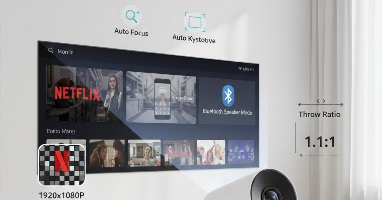 iWiMiUS S29 安価なプロジェクター 本当に750ANSIルーメン？｜50歳で