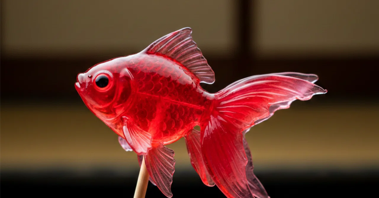 プロンプト配布】Geminiで「透明な飴細工」を作るプロンプト。金魚