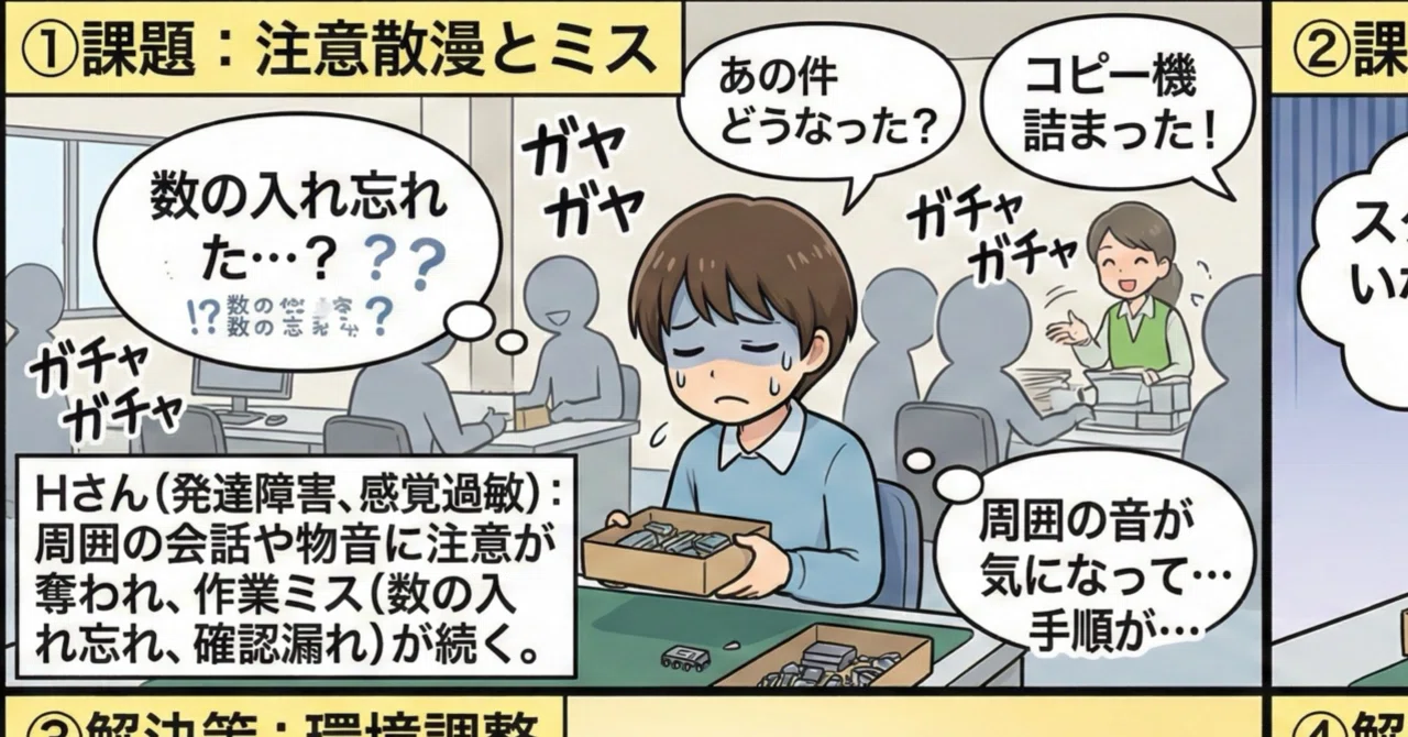 Fictional Case Study: Person H, who is easily distracted and makes many ...