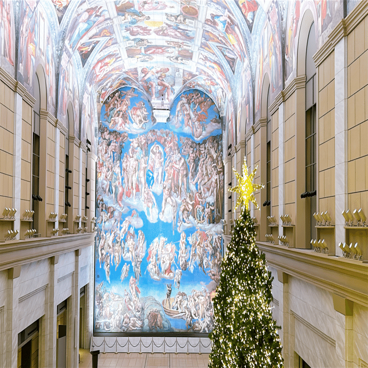 美術館のクリスマス。｜朔太