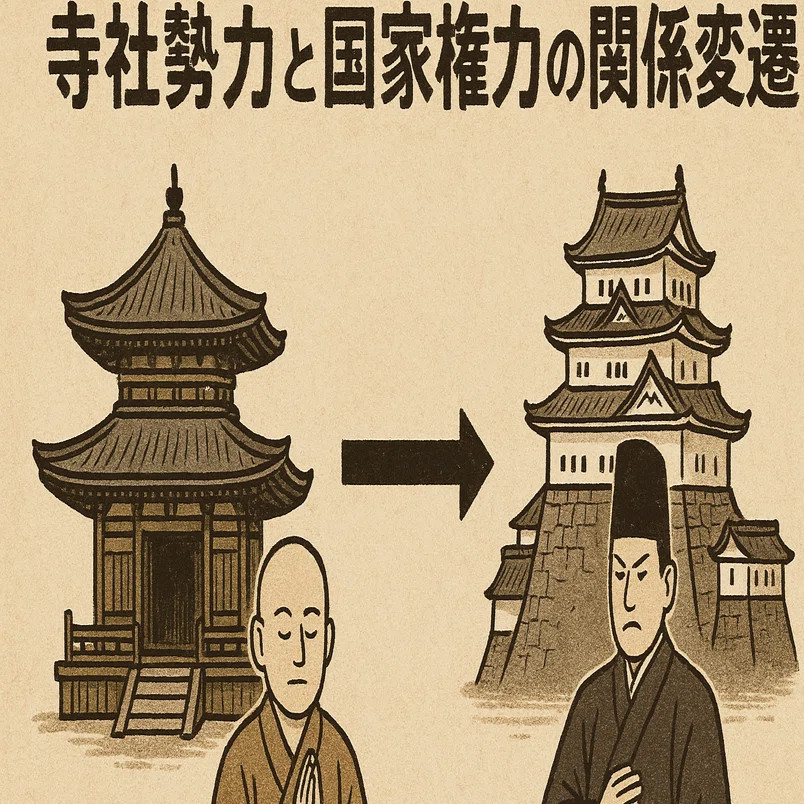 寺社勢力と国家権力の関係変遷｜クラッカーの雑思考