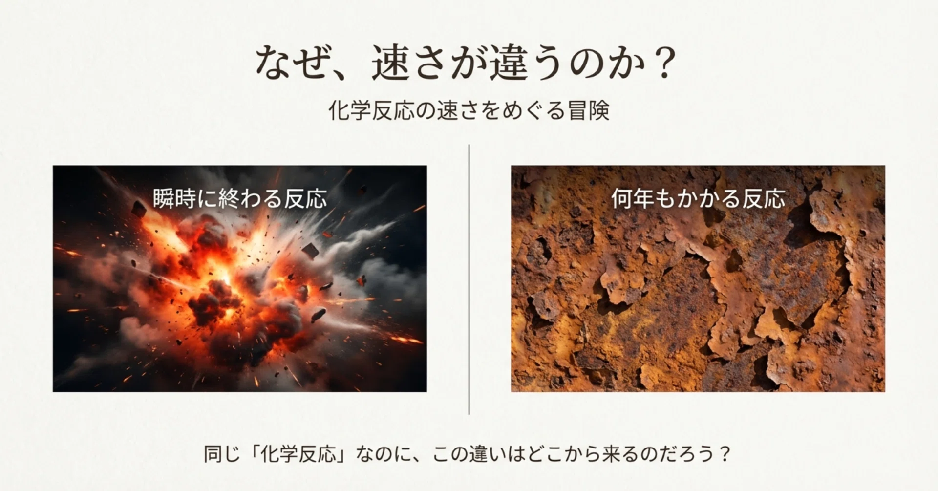 化学：反応速度｜Tsuyoshi Hayakawa