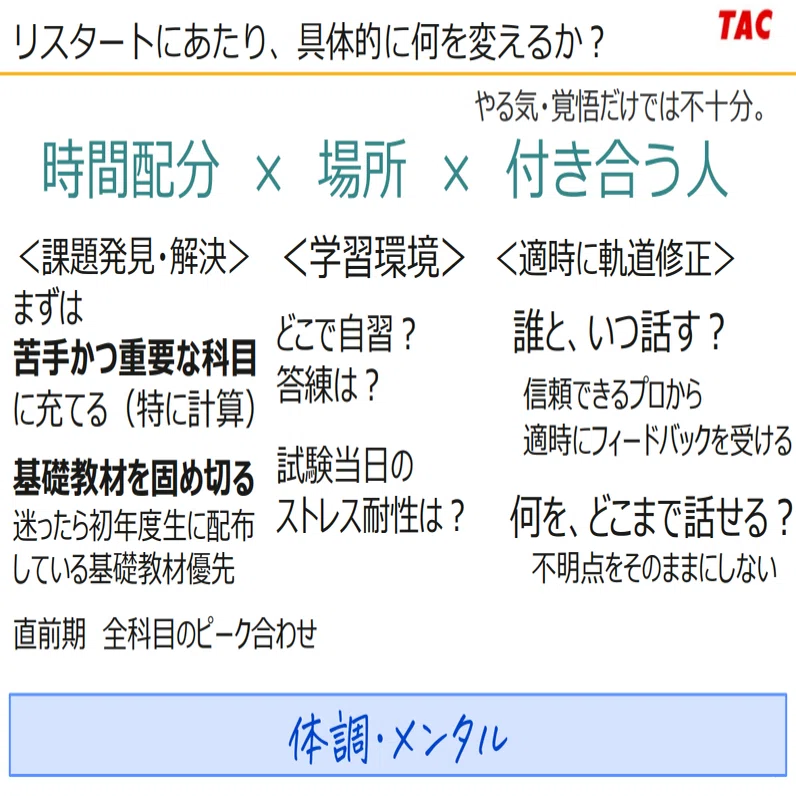 83 論文リスタート生 Q.租税法免除を使うか？｜TAC公認会計士講座講師