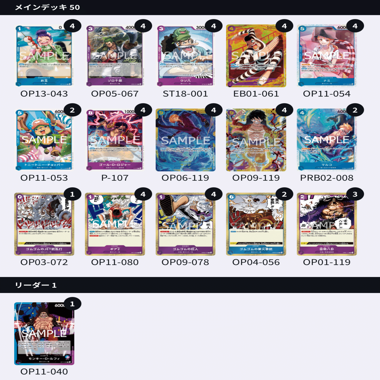 青紫ルフィの自己報告書｜NAN-ZAN