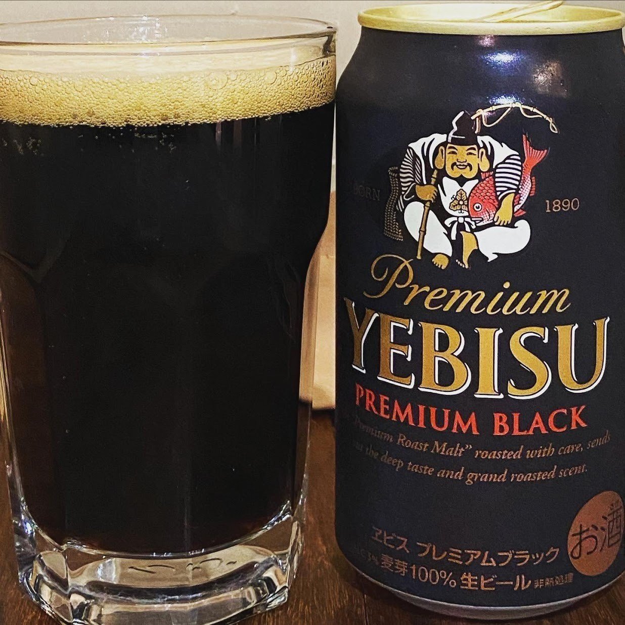 エビスのブラックはすっきり軽い黒。 1000BeerChallenge(70/1000