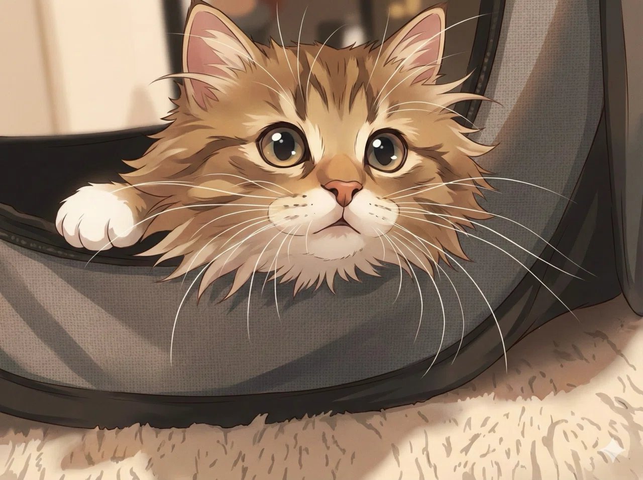画像生成AI】愛猫をサイバーパンクに｜蟒蛇 来都（うわばみ らいと）