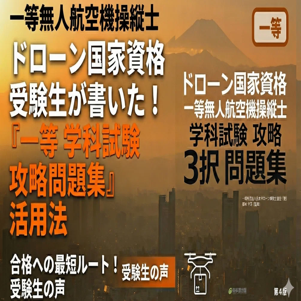 ドローン国家資格　一等無人航空機操縦士　学科試験攻略　３択問題集 ドローン国家資格 一等無人航空機操縦士 学科試験攻略 3択問題集