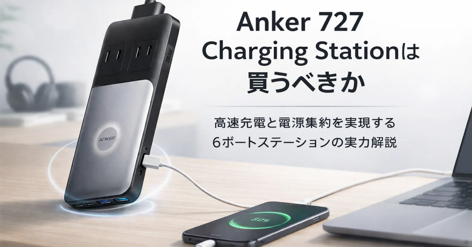 Anker 727 Charging Stationは買うべきか 高速充電と電源集約を実現
