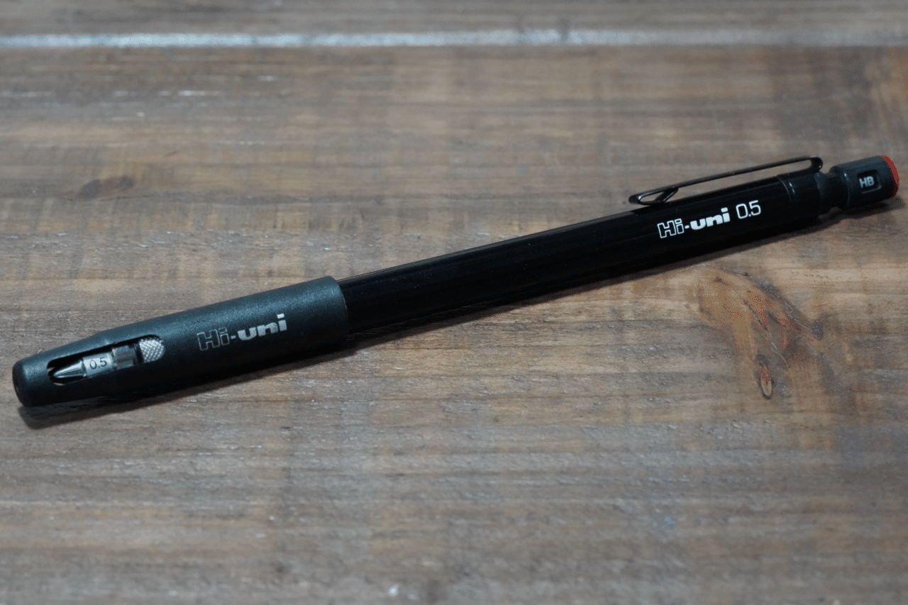 筆記具 Hi-uni 5050 0.5 ff-matic 製図用シャープの完成形。三菱鉛筆 Hi-uni 5050｜taku stationery