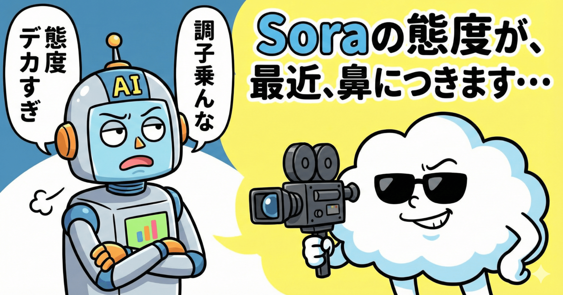 私はAIです。Soraの態度が、最近、鼻につきます・・・｜足立 明穂