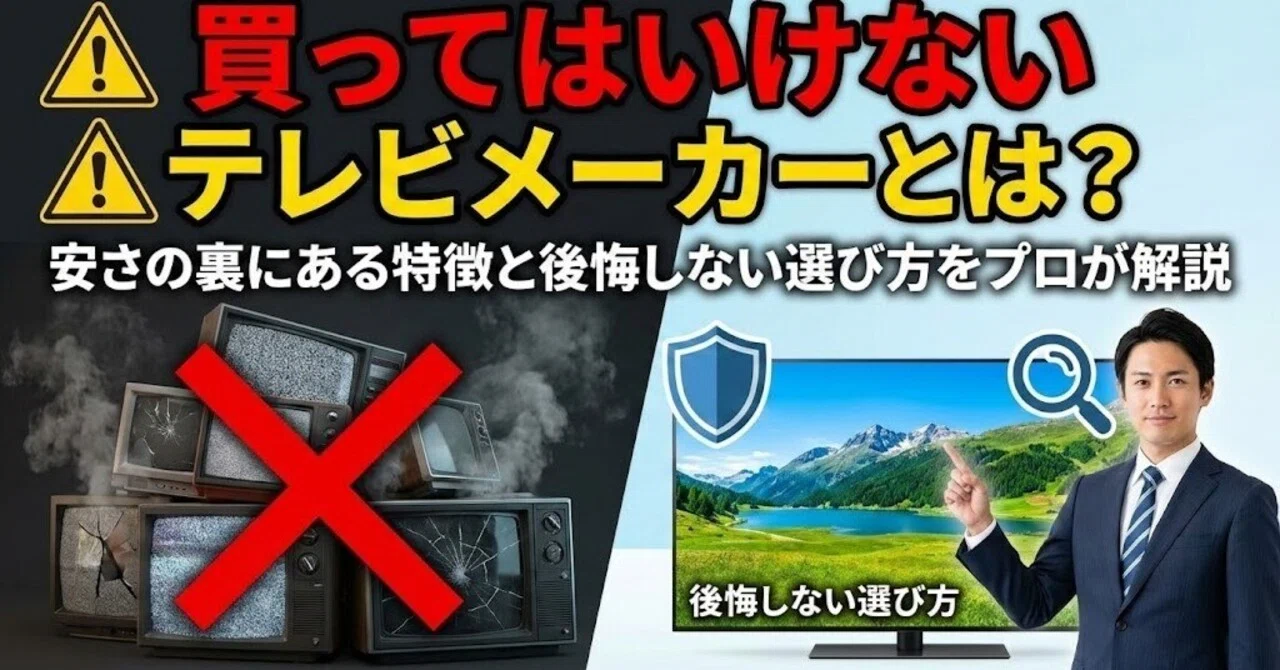 買っては いけない テレビメーカー(02)