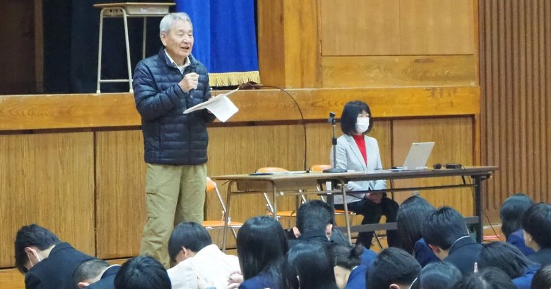 【新宮高校】１年生を対象にユネスコ講話を実施しました。新宮ユネスコ協会の講師先生から、世界遺産について学びました。