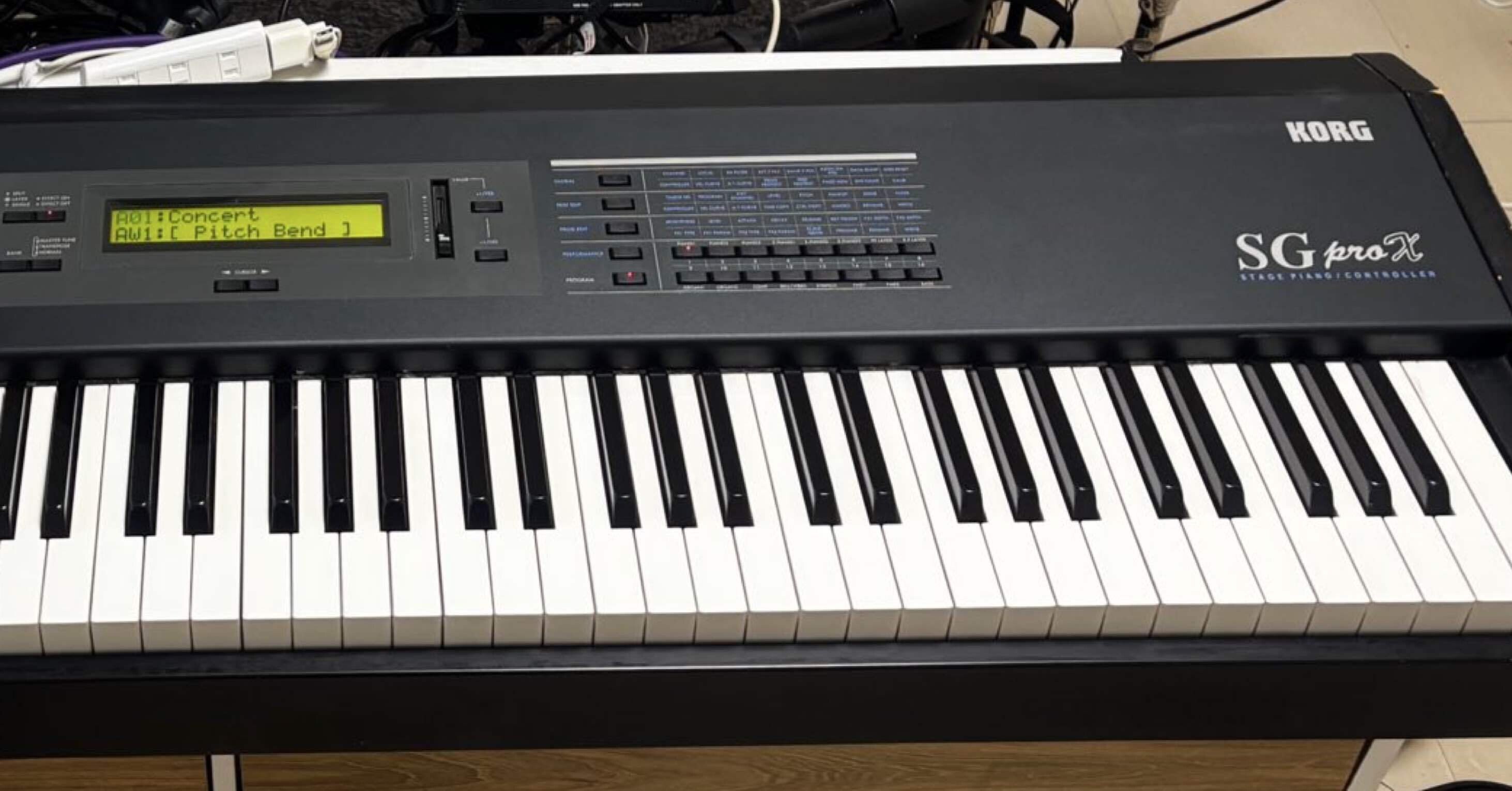 四半世紀前のピアノ買った KORG SG proX【MNG】｜まっぴ