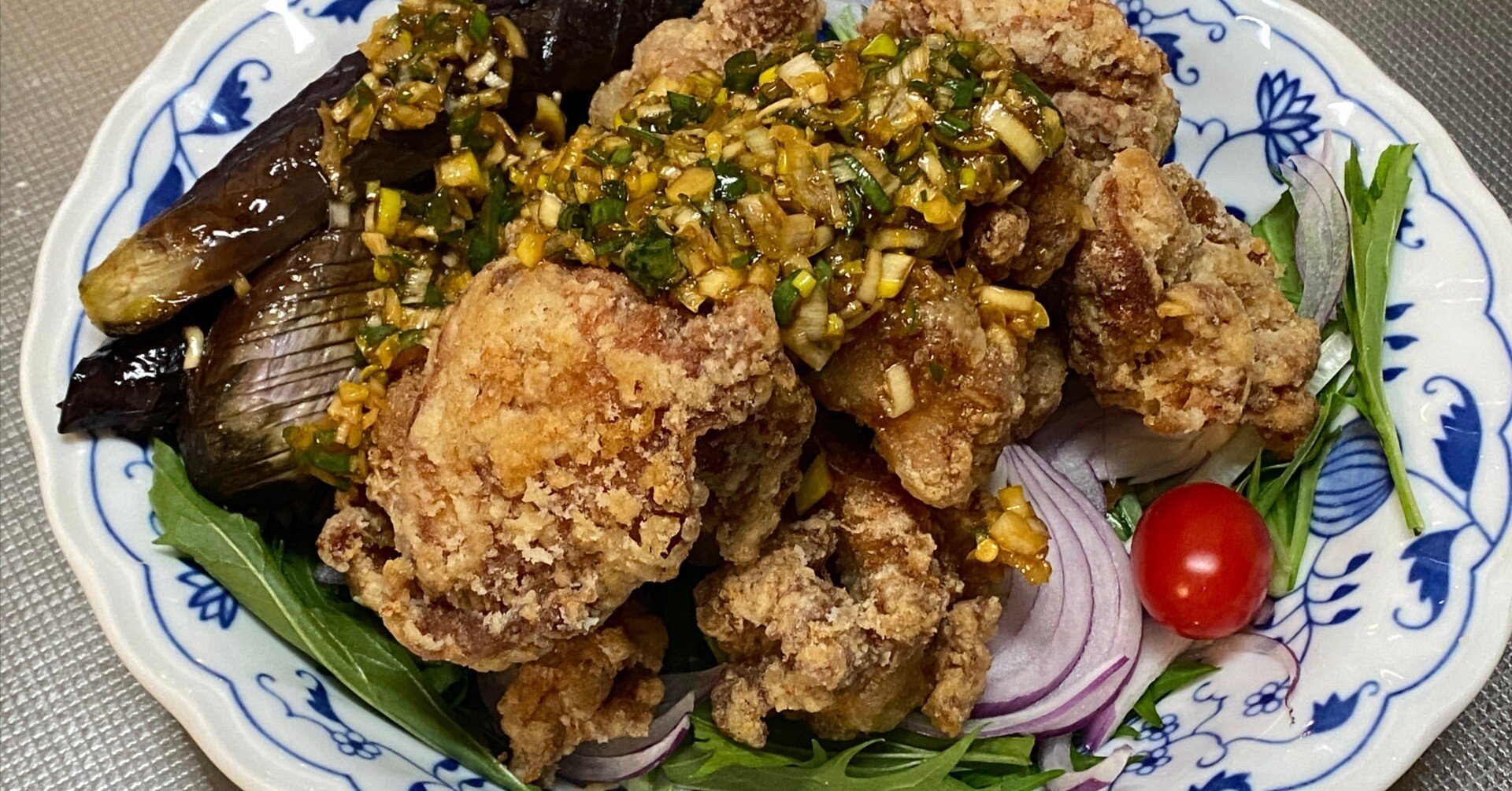 今日のごはん・油淋鶏｜みくのしん