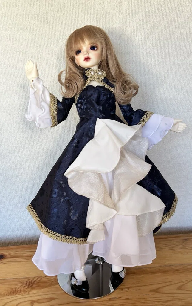 Aoi Dress - Navy｜lealea_doll
