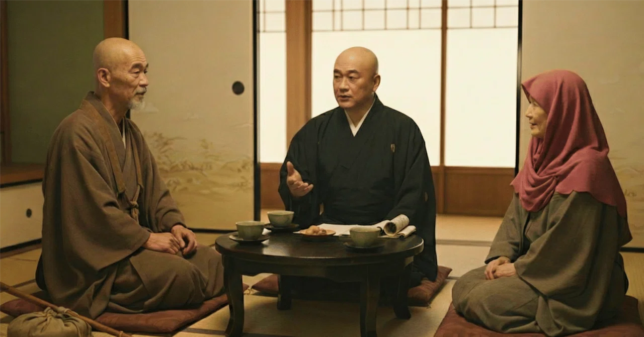 寺を守るために、仏教を殺していないか？」AIで蘇る4人の巨人が