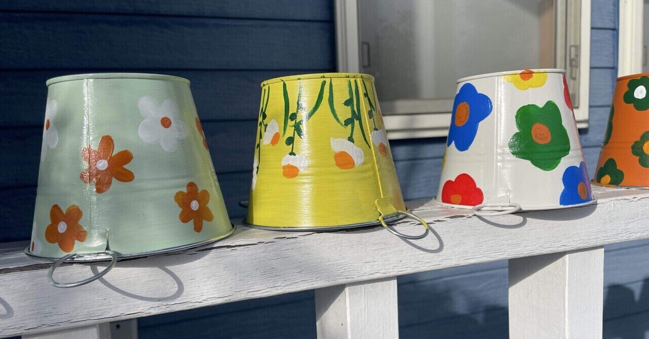 植木鉢のペイント🪴｜Pom