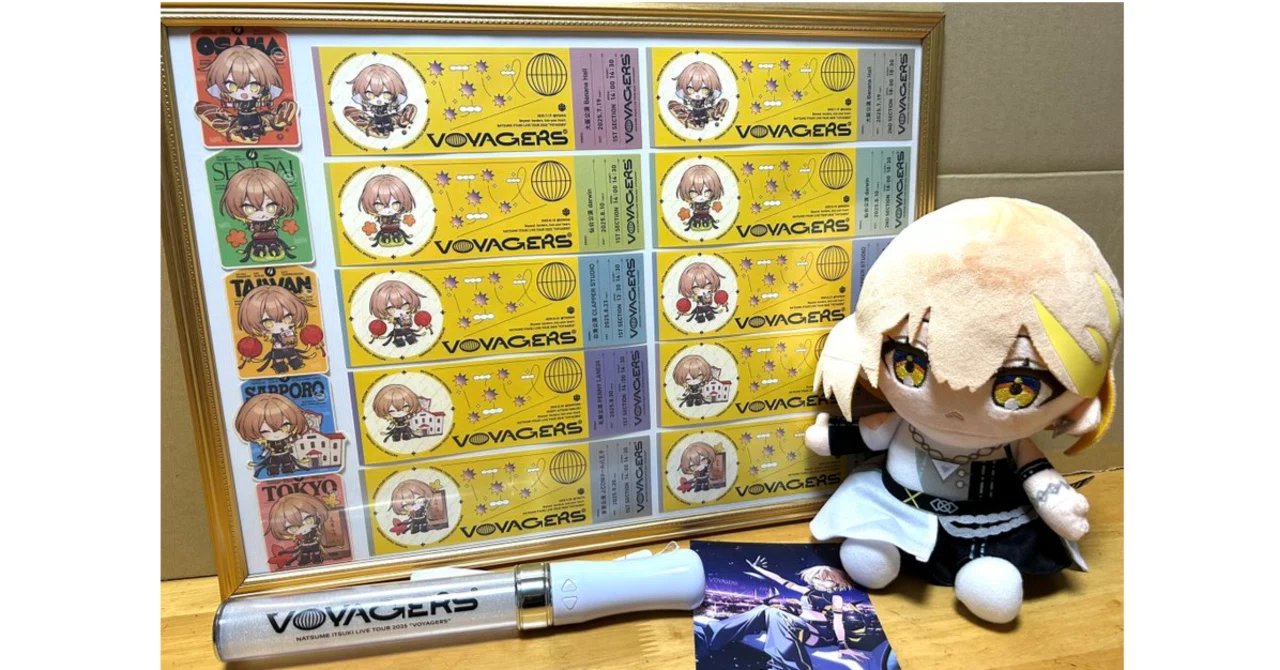 棗いつき VOYAGERS 缶バッジセット 31個 棗いつき LIVE TOUR 2025『VOYAGERS』事前物販につきまして【7/12更新
