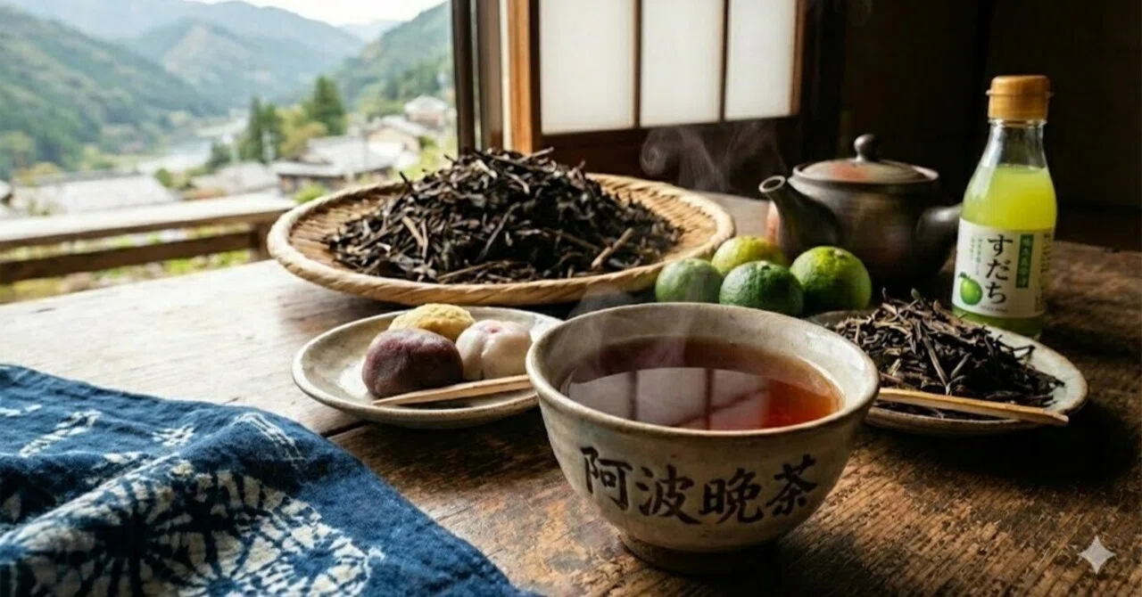 お茶活】阿波晩茶！ 四国徳島の伝統発酵茶だそうです！！｜るるる