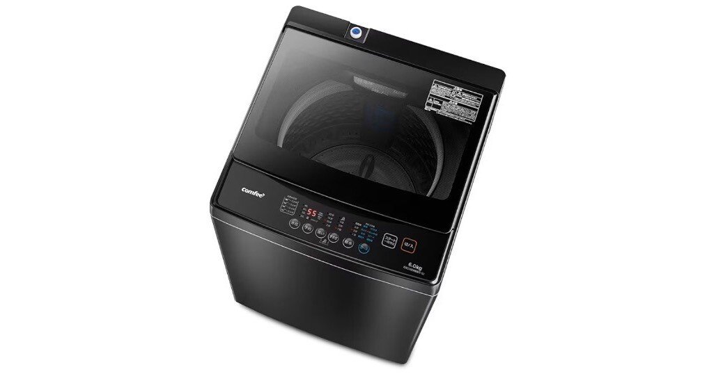 Amazonタイムセール】COMFEE' 6kg 全自動洗濯機 CAC06EW60/T-S