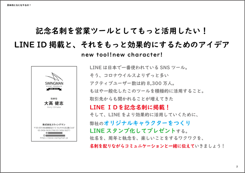 企画書公開 社内コンペの話 株式会社スウィングマン すいんぐまん Note