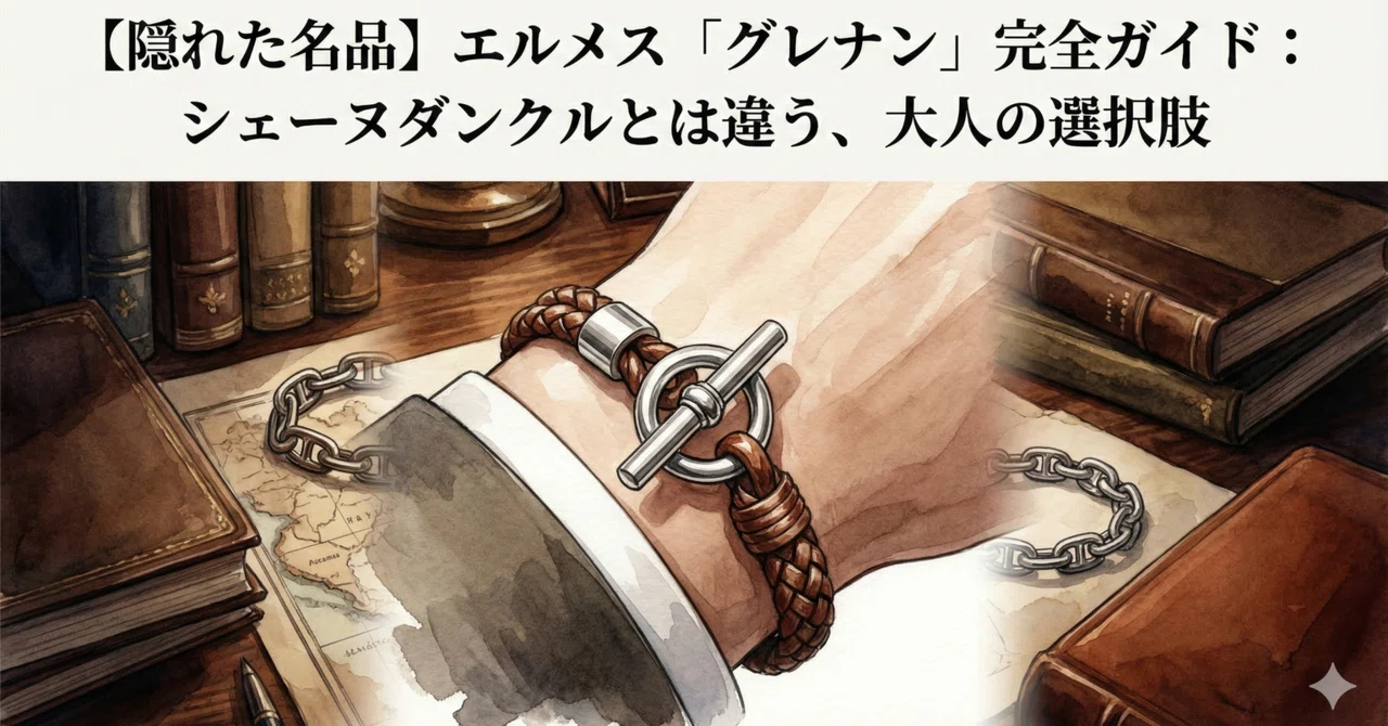 隠れた名品】エルメス「グレナン」完全ガイド：シェーヌダンクルとは