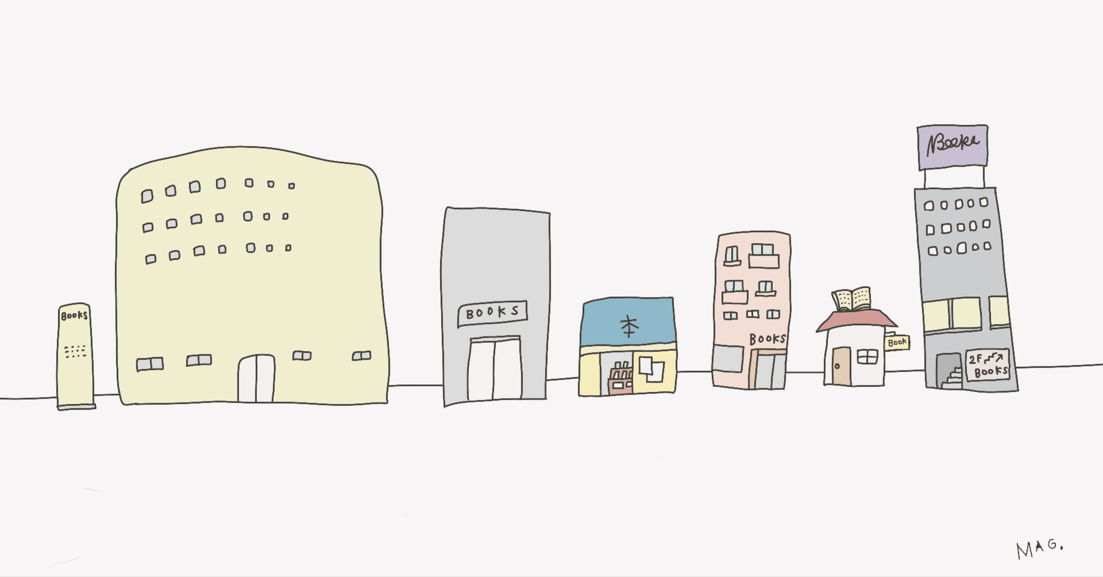 町の本屋さんは無くならないでほしい｜まぐさん