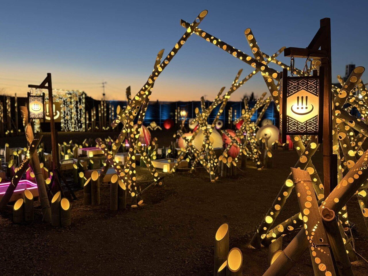 流木の灯り-13 イルミネーション点灯式を行いました | 曽木の滝 鹿児島県伊佐市大口