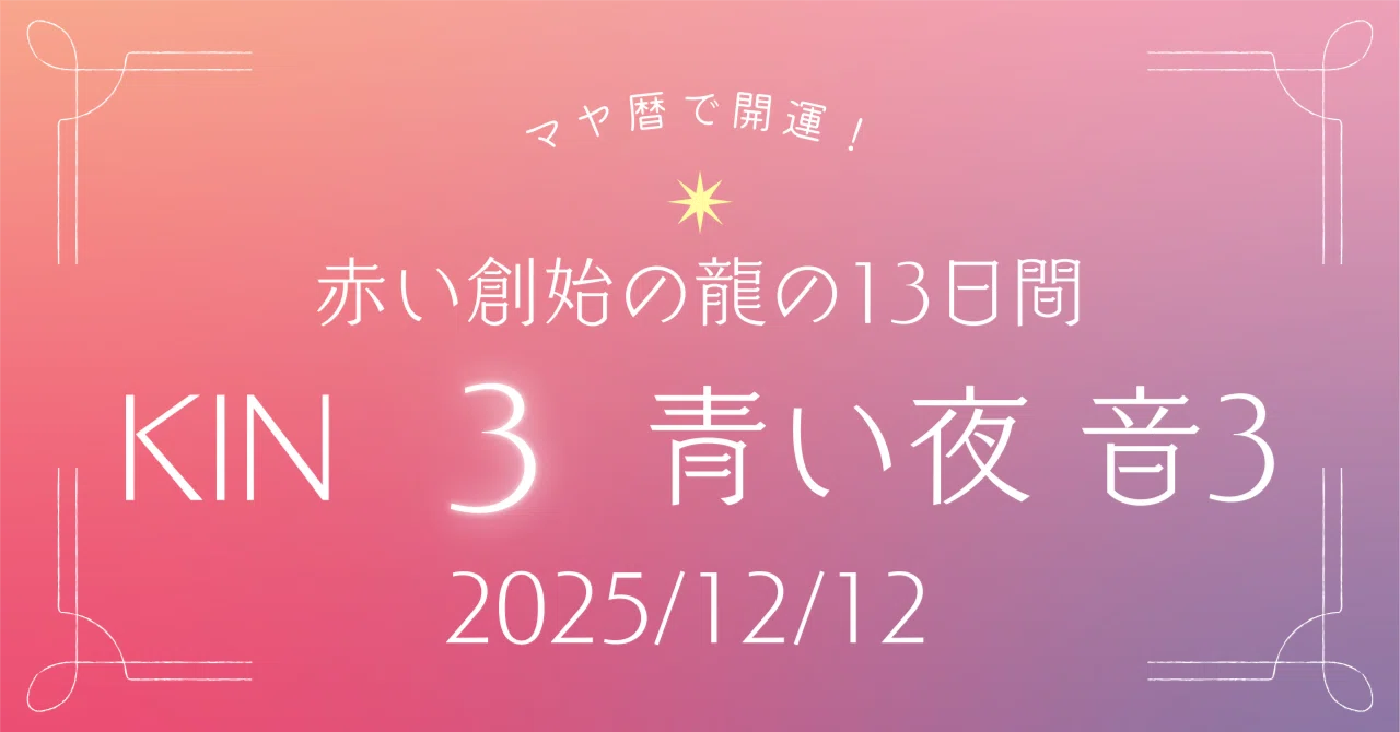 Mayan Calendar 'KIN 3, Blue Night, 13 Days of Red Dragon' Good Luck ...