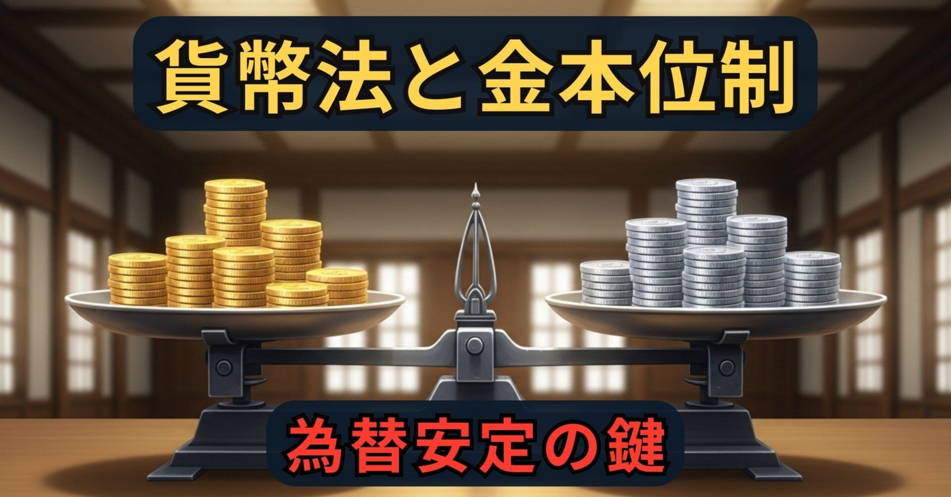 貨幣法と金本位制への移行はなぜ急いだ？国際貿易と為替の現実｜歴史ラボ