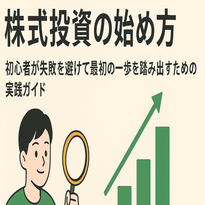 株式投資の始め方｜初心者が失敗を避けて最初の一歩を踏み出すための実践ガイド｜kei_0109