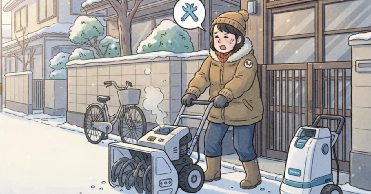 私が電動除雪機をネットで買って後悔した日。そして気づいた“正解の 