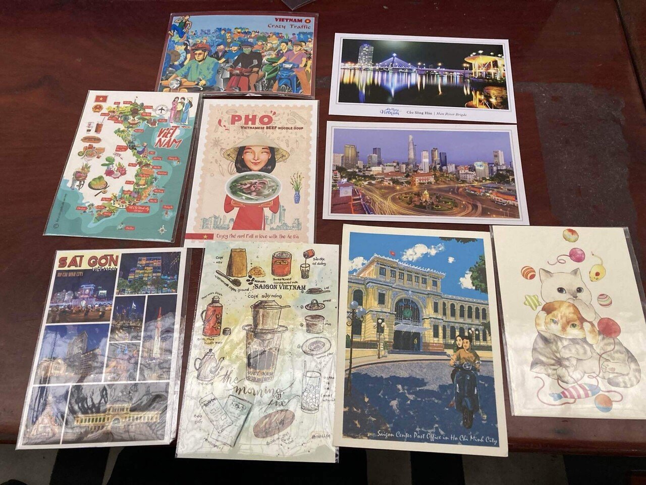 ベトナム 2025.1】 #6 サイゴン中央郵便局から日本にハガキを送って