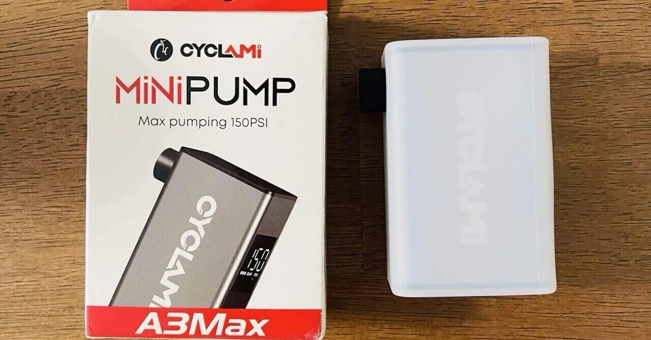 CYCLAMI A3MAX レビュー】ロードバイク用電動空気入れの実力｜精度 