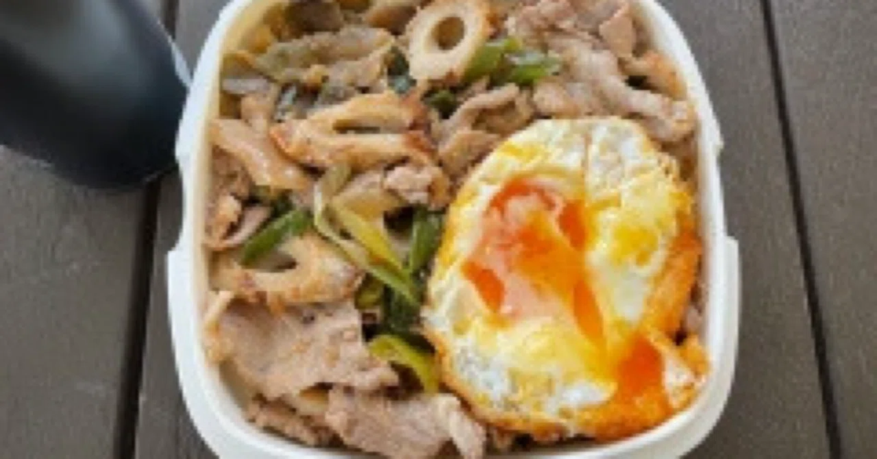 My Pork and Chikuwa Ginger Stir-fry Bento (2024/12/19)｜かひ2025