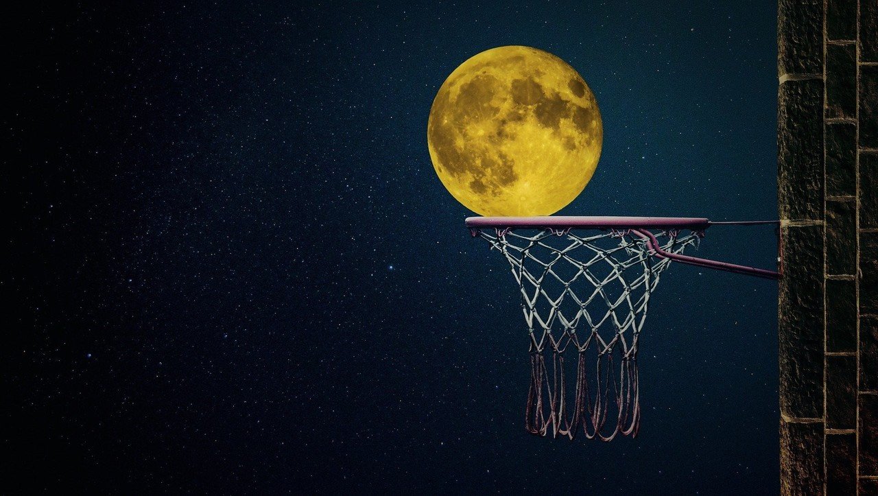 月とバスケットゴール By橋本一記 橋本一記 Note