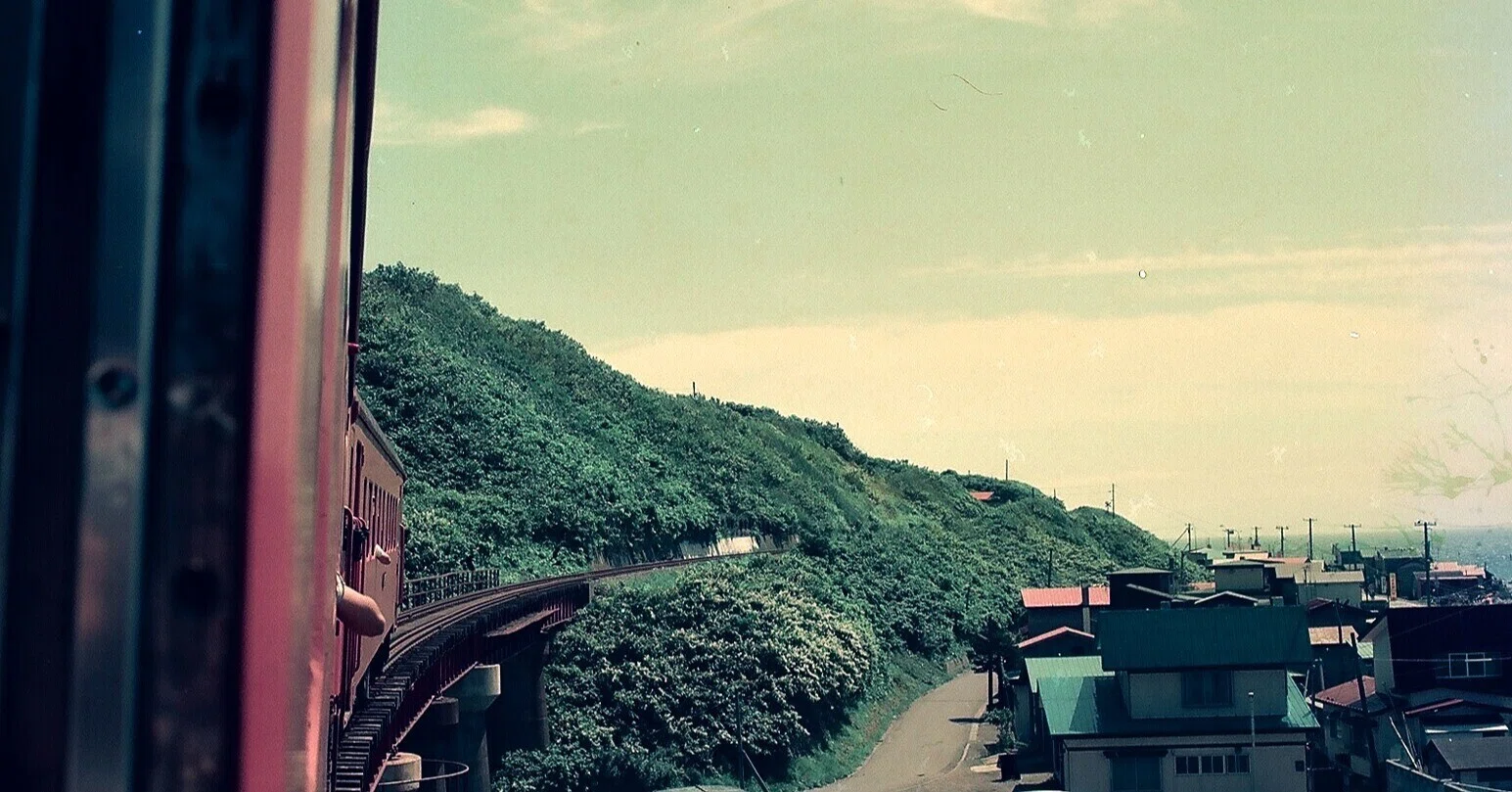 ㉝本州の飛地のような城下町 〜松前線（1986年8月）｜雨男