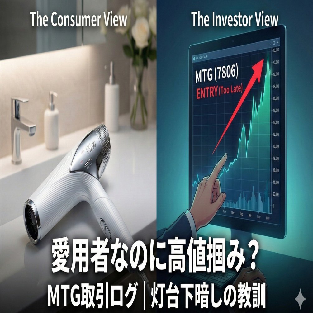 ReFa愛用者なのに高値掴み？ MTG (7806) 取引から学ぶ「灯台下暗し」の