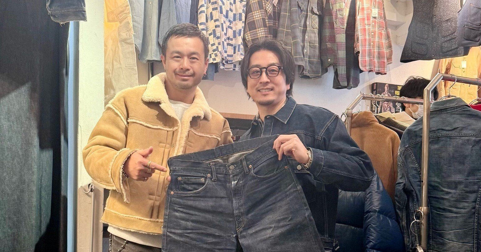 ベルベルジン藤原裕さんから、3年穿きのLevi's 505を受け継いだ