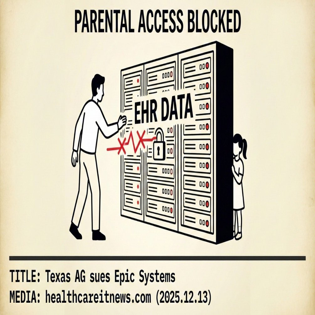テキサス州司法長官がEpic Systemsを提訴: 医療データの競争と親権保護を巡って｜沖山 翔