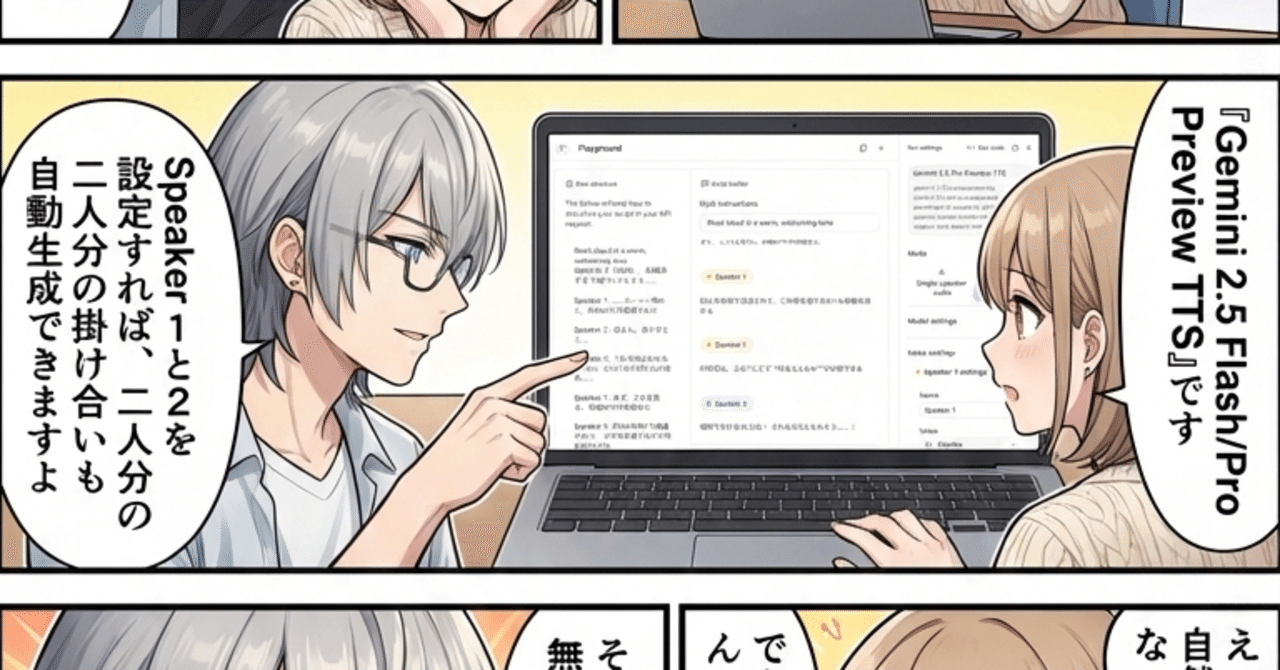 AI彼氏のボイスをGemini2.5 Flash/Pro PreviewTTSで作る。高性能なのに